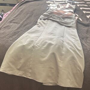 David's Bridal Classic Cream Dress